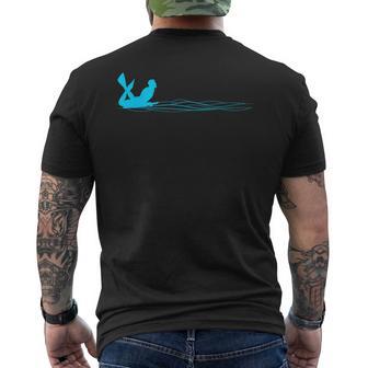 Bodyboardilueta Bodyboarder Grafico Camiseta Hombre Estampado Espalda - Regaloses