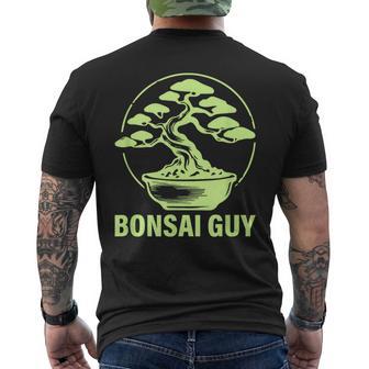 Bonsai Guy Penjing Penzai Bonsai 盆栽 メンズTシャツ バックプリント - Kawaiitshirt