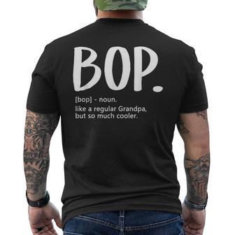 Bop For Fathers Day Idea Regular Grandpa Bop Men's T-shirt Back Print | Seseable UK