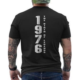 Born In 1976 El Nacimiento De Las Leyendas Regalo De Cumpleaños Aniversario Camiseta Hombre Estampado Espalda - Regaloses