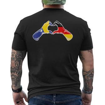 Bosnien Und Herzegowina Deutschland Flagge Bosnien Deutschland Herzegowina T-Shirt mit Rückendruck - Geschenkecke