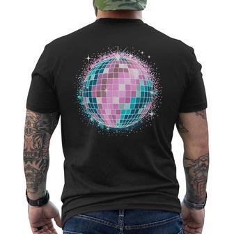 Boule Disco Rétro Années 80 90 Y2k Rose Bleu T-shirt imprimé au dos - Cadeauxyz