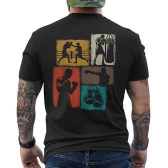 Boxing Collage Boxer Kids Coach Youth Boys Men's T-shirt Back Print - Thegiftio UK