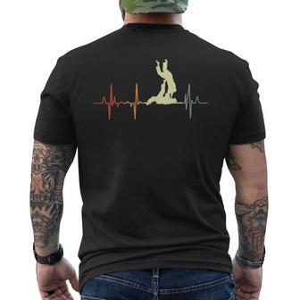 Brazilian Jiu Jitsu Cardiograma Artista Marcial Camiseta Hombre Estampado Espalda - Regaloses