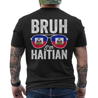 Bruh I'm Haitian Flag Day Haiti Flag Toddler Boys Men's T-shirt Back Print | Seseable UK