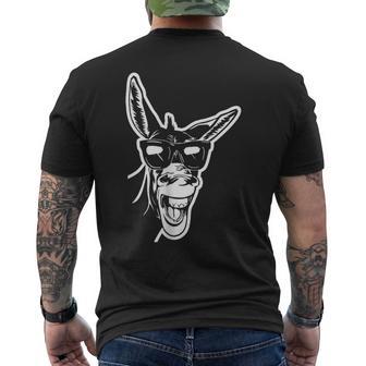 Burro Genial Con Gafas Deol Diseño Divertido Camiseta Hombre Estampado Espalda - Regaloses