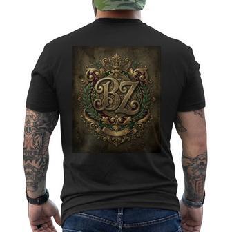 Bz イニシャル B Z 名前 名前 オノマティックス オノマトロジー 長袖tシャツ メンズTシャツ バックプリント - Kawaiitshirt