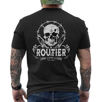 Cadeau Chauffeur Camion Routier L'homme Le Mythe La Légende T-shirt imprimé au dos - Cadeauxyz