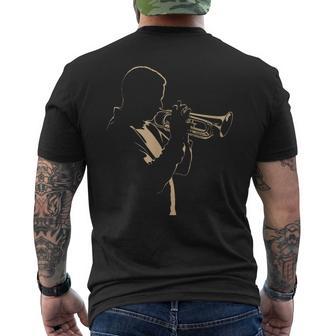 Cadeau Musicien Professeur De Trompetteilhouette T-shirt imprimé au dos - Cadeauxyz