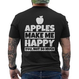 Cadeaux Pour Amoureux Des Pommes Humour Drôle De Nourritur T-shirt imprimé au dos - Cadeauxyz