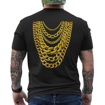 Cadenas 80S 90S Oldchool Hip Hop Camiseta Hombre Estampado Espalda - Regaloses