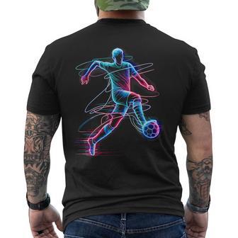 Calcio Giocatore Diport Calcio T-shirt da uomo con stampa posteriore - Novitaregali