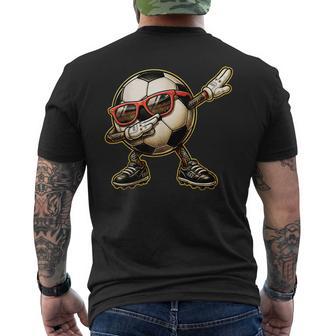 Calcio Palla Dabbing Calcio Divertente T-shirt da uomo con stampa posteriore - Novitaregali