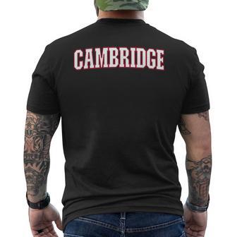 Cambridge Uk England ケンブリッジ メンズTシャツ バックプリント - Kawaiitshirt