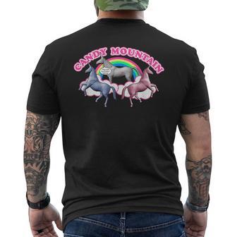 Candy Mountain Charlie Unicorn Sarcasm Meme Men's T-shirt Back Print - Thegiftio