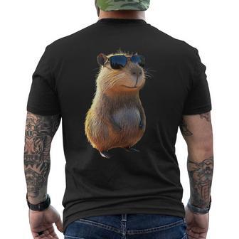 Capibara Con Gafas Deol Be Capy Capibara Roedor Camiseta Hombre Estampado Espalda - Regaloses