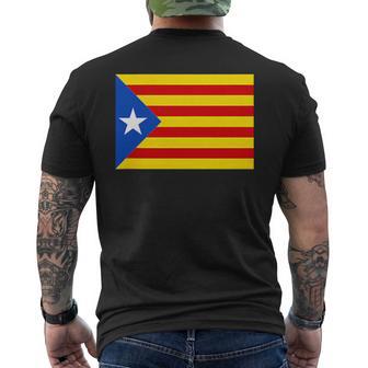 Cataluña Bandera Estelada Cataluña Cataluña Banderas Camiseta Hombre Estampado Espalda - Regaloses