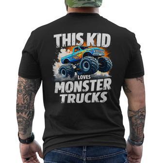 Cet Enfant Adore Les Monster Trucks T-shirt imprimé au dos - Cadeauxyz