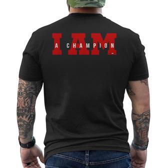 I Am A Champion Men's T-shirt Back Print - Thegiftio UK