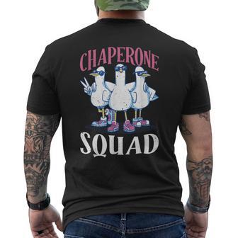 Chaperone Squad Event Guardians Leaders Men's T-shirt Back Print - Thegiftio UK