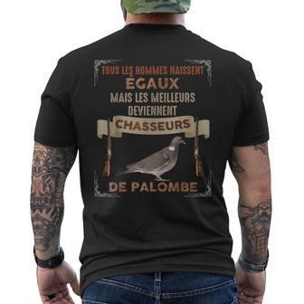 Chasse A La Palombe Homme Chasseur De Gibier T-shirt imprimé au dos - Cadeauxyz