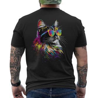 Chat Des Forêts Norvégiennes Chat Norvégienkogkatt Chats T-shirt imprimé au dos - Cadeauxyz