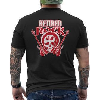 Chemise Rocktar À La Retraite Rock And Roll Musique Cadeau De Retraite T-shirt imprimé au dos - Cadeauxyz