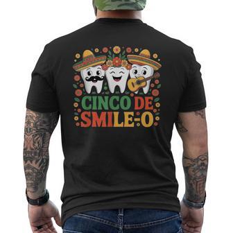 Cinco De Smile-O Cinco De Mayo Sombrero Th For Men Men's T-shirt Back Print | Mazezy