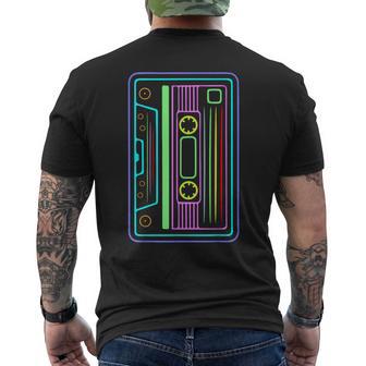 Cinta De Cassette – 80S 90S Music – Retrointage Disco Party Camiseta Hombre Estampado Espalda - Regaloses