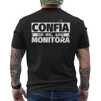 Confía En Mioy Monitora Camiseta Hombre Estampado Espalda - Regaloses