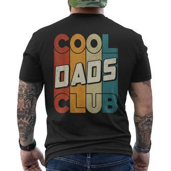 Cool Dads Club Cool Padre Día Del Padre Retro Papá Cool Dad Camiseta Hombre Estampado Espalda - Regaloses
