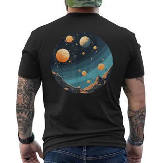 Cool Plusieurs Planètes Avec Costume Deoleil T-shirt imprimé au dos - Cadeauxyz