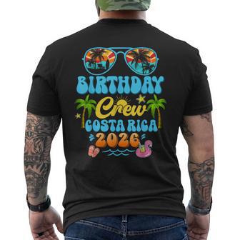 Costa Rica Birthday Crew Vacation Cruise 2026 Summer Trip Men's T-shirt Back Print - Thegiftio UK