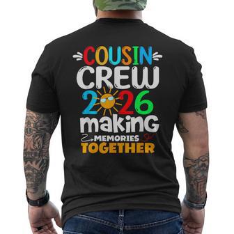 Cousin Crew 2026 Matching Family Reunion Vacation Trip Men's T-shirt Back Print | Seseable UK