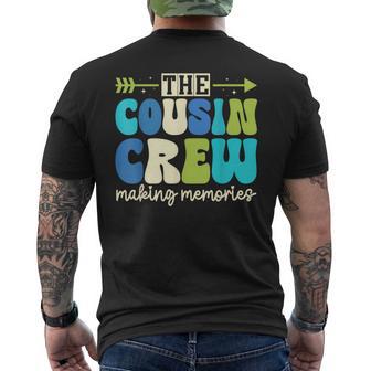 Cousin Crew 2026 Making Memories Family Vacation Camp Kids Men's T-shirt Back Print - Thegiftio UK