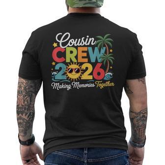 Cousin Crew 2026 Making Memories Summer Family Vacation Kids Men's T-shirt Back Print - Thegiftio UK