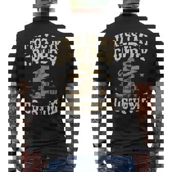 This Is My Cowboy Cowgirl Costume Western Country Rodeo Men's T-shirt Back Print | Mazezy