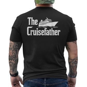 The Cruisefather Cruise Fathers Day Dad Men's T-shirt Back Print | Mazezy