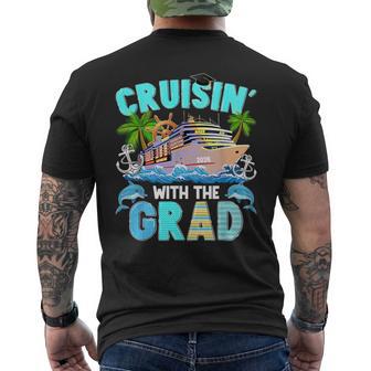 Cruising With The Grad 2026 Graduation Cruise Trip Graduate Men's T-shirt Back Print | Seseable UK