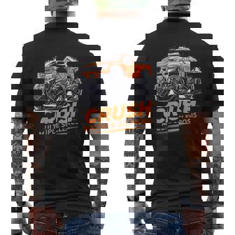 Crush Multiple Sclerosis Awareness Monster Truck Toddler Boy Men's T-shirt Back Print | Seseable UK