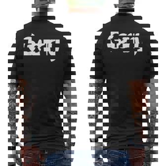 Cute Modern Comic-Style Font メンズTシャツ バックプリント - Kawaiitshirt