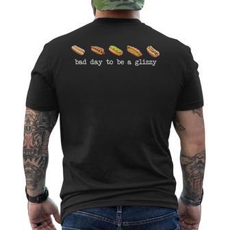 Cute Retro It’S A Bad Day To Be A Glizzy Hot Dog 4Th Of July Men's T-shirt Back Print - Thegiftio UK