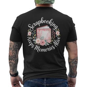 Cute Scrapbooking Men's T-shirt Back Print - Thegiftio UK