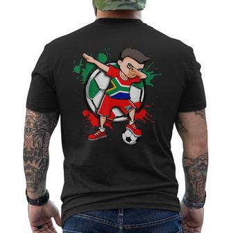 Dabbing Niño Boyudáfrica Fútbol Jugador Dabport Deporte Camiseta Hombre Estampado Espalda - Regaloses