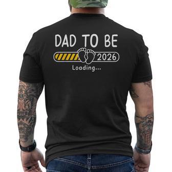 Dad To Be 2026 Loading Fathers Day Future Dad Men's T-shirt Back Print - Thegiftio UK