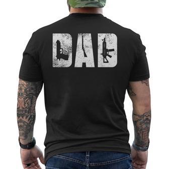 Dad Gun Rights Patriotic Firearm Hunting Father Men's T-shirt Back Print - Thegiftio UK