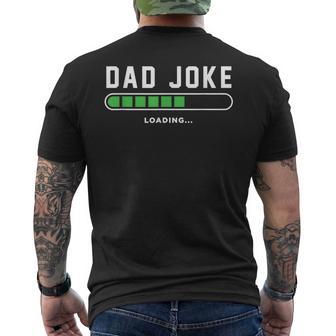 Dad Joke Loading Daddy Father's Day Men's T-shirt Back Print - Thegiftio UK
