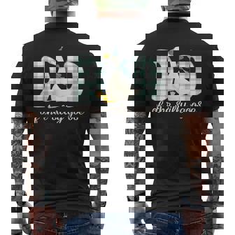 Dad Of The Silly Goose Birthday Party Matching Family Men's T-shirt Back Print - Monsterry