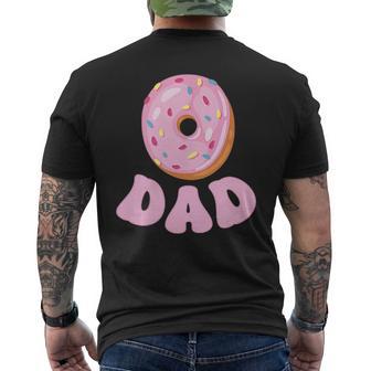 Dad Of The Sweet One First Birthday Matching Family Donut Men's T-shirt Back Print | Seseable UK