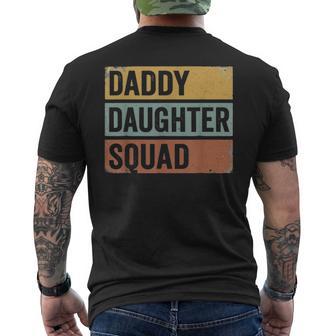 Daddy Daughter Squad Fathers Day Dad And Daughter Matching Men's T-shirt Back Print - Monsterry UK